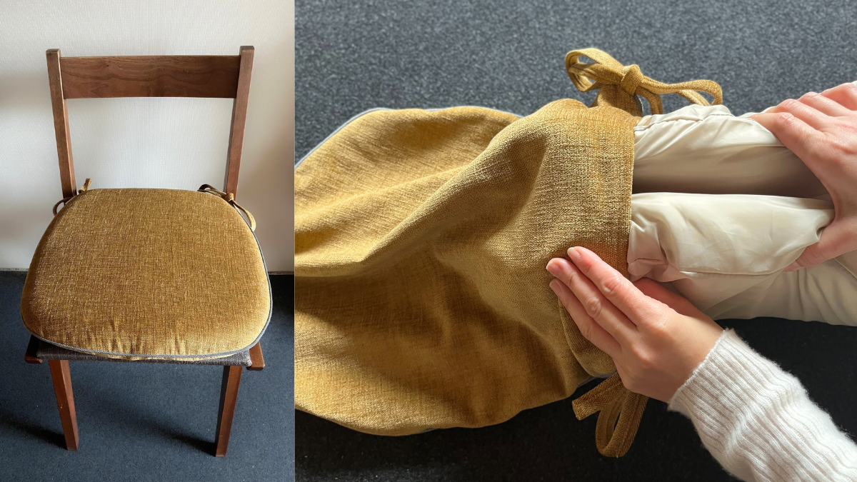 別売りヌードクッション（馬蹄型）を実際に入れ替えてみました