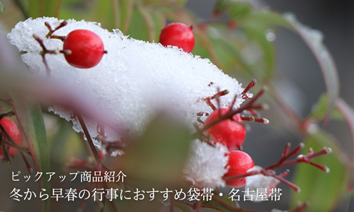 冬～早春の行事に。(ピックアップ商品)