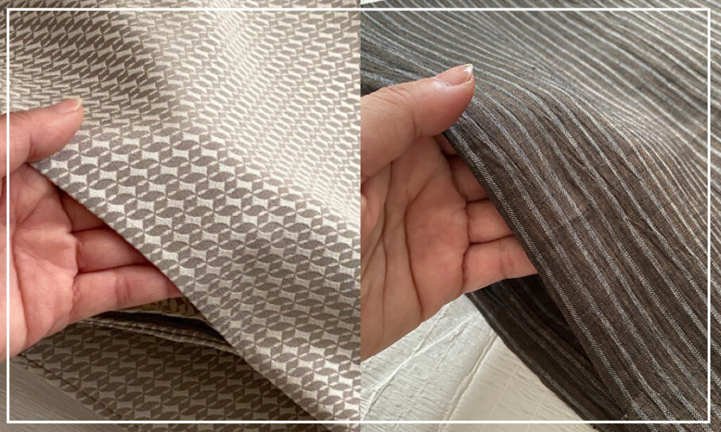 秋単衣に向いた生地2種